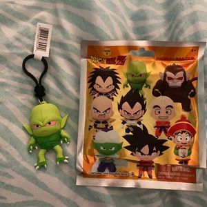Dragonball z saibaman figural bag clip